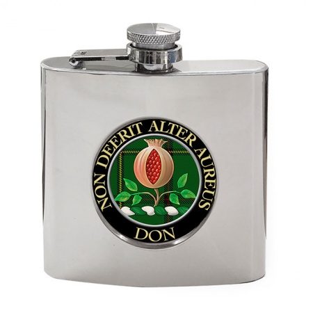 Don Scottish Clan Crest Hip Flask