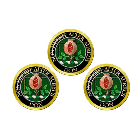 Don Scottish Clan Crest Golf Ball Markers