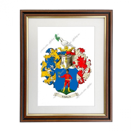 Varga (Hungary) Coat of Arms Framed Print
