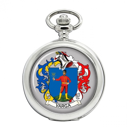 Varga (Hungary) Coat of Arms Pocket Watch