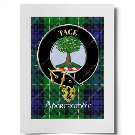 Abercrombie Scottish Clan Crest Ready to Frame Print