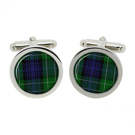 Abercrombie Scottish Tartan Cufflinks in Box