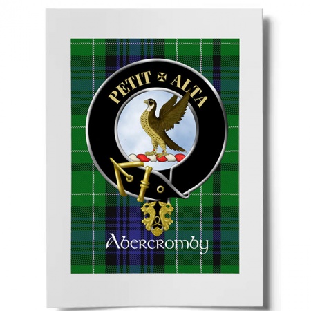 Abercromby Scottish Clan Crest Ready to Frame Print