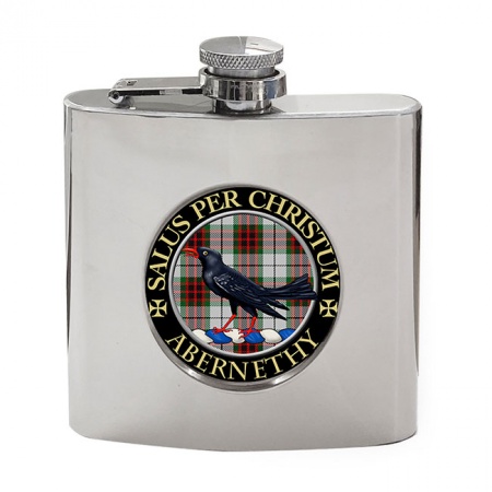 Abernethy Scottish Clan Crest Hip Flask