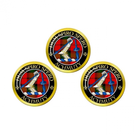 Achmuty Scottish Clan Crest Golf Ball Markers