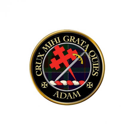 Adam Scottish Clan Crest Pin Badge