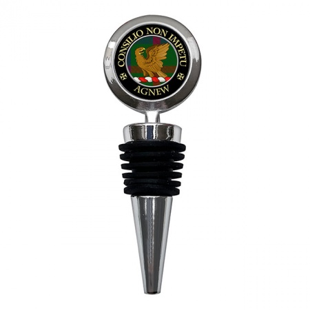 Agnew Scottish Clan Crest Bottle Stopper