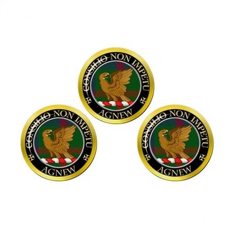 Agnew Scottish Clan Crest Golf Ball Markers