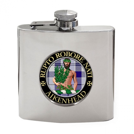 Aikenhead Scottish Clan Crest Hip Flask