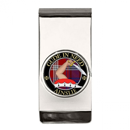 Ainslie Scottish Clan Crest Money Clip