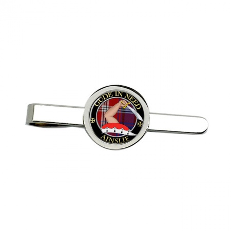 Ainslie Scottish Clan Crest Tie Clip