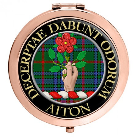 Aiton Scottish Clan Crest Compact Mirror