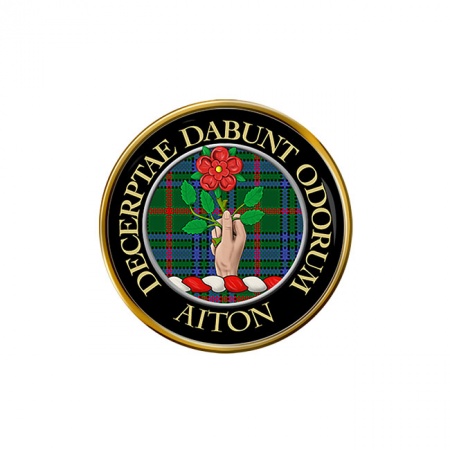 Aiton Scottish Clan Crest Pin Badge