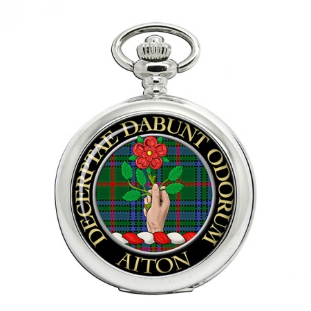 Aiton Scottish Clan Crest Pocket Watch