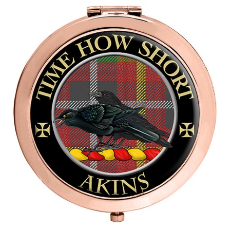 Akins Scottish Clan Crest Compact Mirror