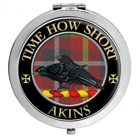 Akins Scottish Clan Crest Compact Mirror
