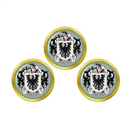 Andersen (Denmark) Coat of Arms Golf Ball Markers