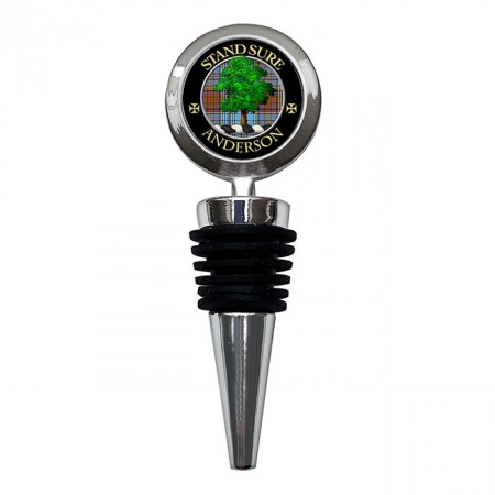 Anderson Scottish Clan Crest Bottle Stopper