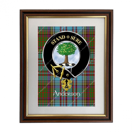 Anderson Scottish Clan Crest Framed Print
