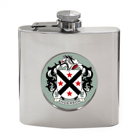 Anderson (Scotland) Coat of Arms Hip Flask