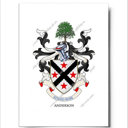 Anderson (Scotland) Coat of Arms Print
