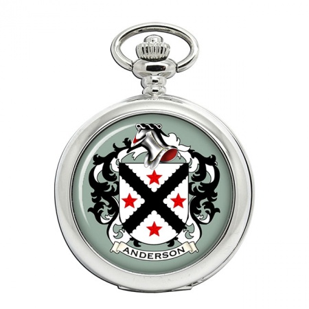 Anderson (Scotland) Coat of Arms Pocket Watch