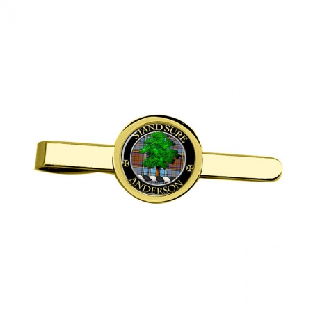 Anderson Scottish Clan Crest Tie Clip