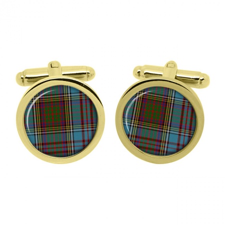 Anderson Scottish Tartan Cufflinks in Box