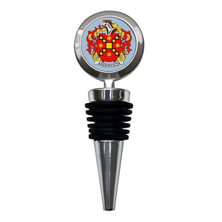 Andersson (Sweden) Coat of Arms Bottle Stopper