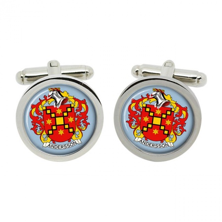 Andersson (Sweden) Coat of Arms Cufflinks