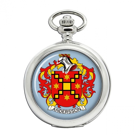 Andersson (Sweden) Coat of Arms Pocket Watch