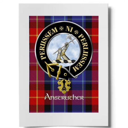 Anstruther Scottish Clan Crest Ready to Frame Print
