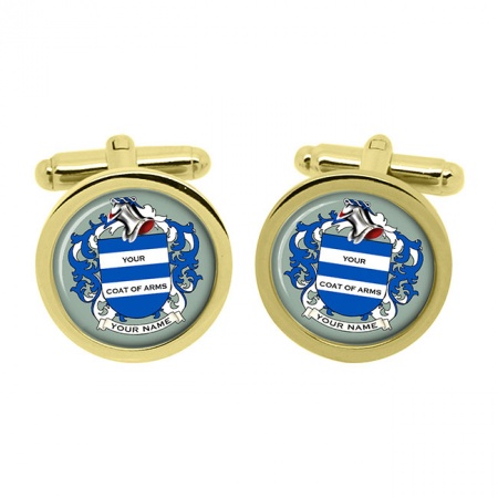 Any Surname Coat of Arms Cufflinks