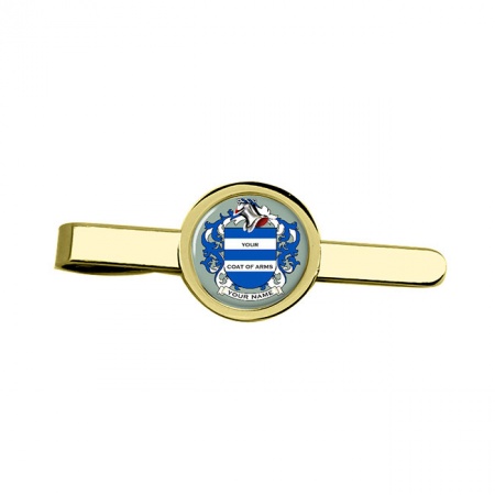 Any Surname Coat of Arms Tie Clip