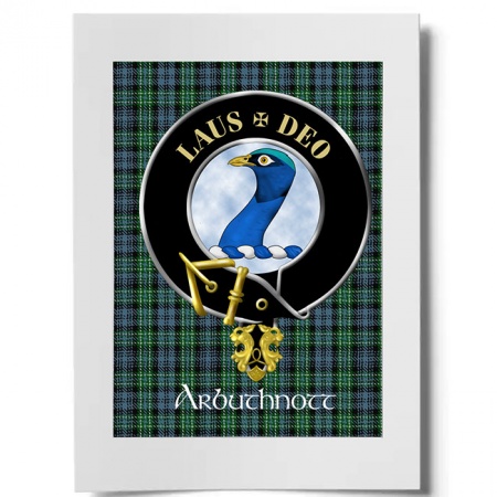 Arbuthnott Scottish Clan Crest Ready to Frame Print