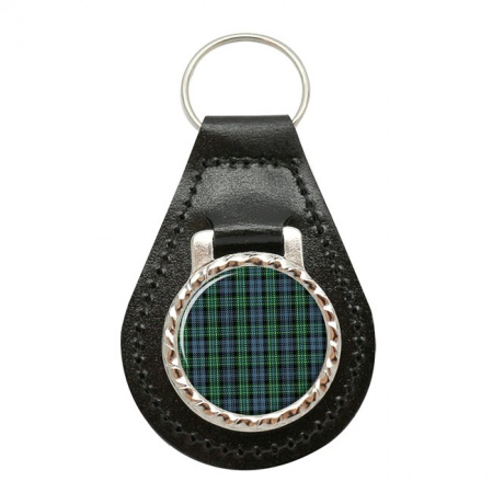 Arbuthnott Scottish Tartan Leather Key Fob