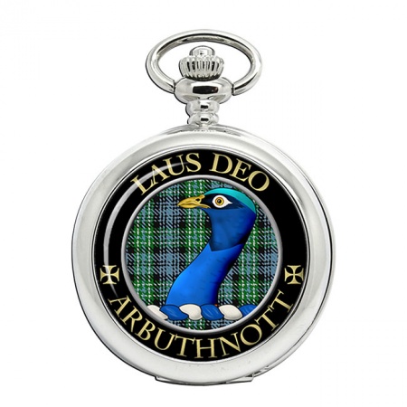 Arbuthnott Scottish Clan Crest Pocket Watch