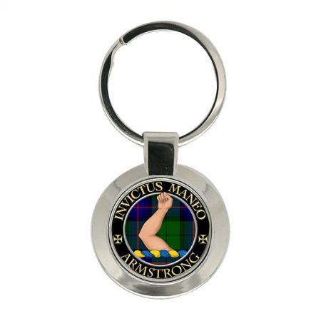 Armstrong Bare Scottish Clan Crest Key Ring