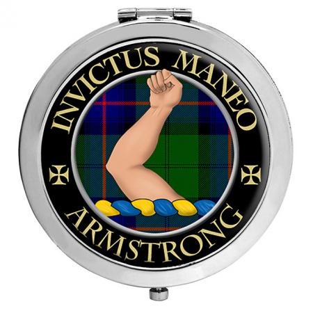 Armstrong Bare Scottish Clan Crest Compact Mirror