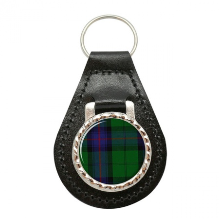 Armstrong Scottish Tartan Leather Key Fob