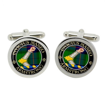 Armstrong Vambraced Scottish Clan Crest Cufflinks