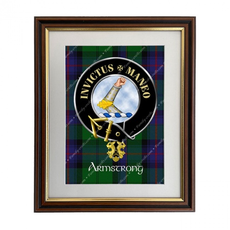 Armstrong Vambraced Scottish Clan Crest Framed Print