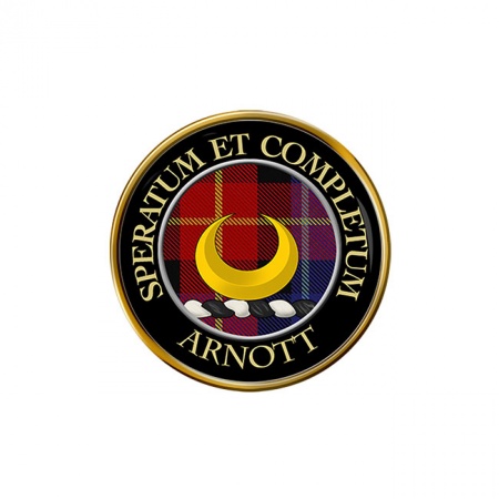 Arnott Scottish Clan Crest Pin Badge