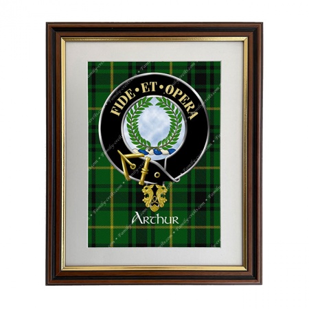 Arthur Ancient Scottish Clan Crest Framed Print