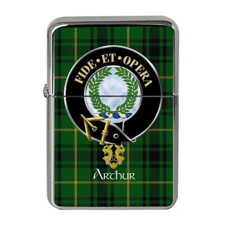 Arthur Ancient Scottish Clan Crest Flip Top Lighter