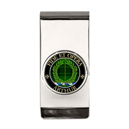 Arthur Ancient Scottish Clan Crest Money Clip