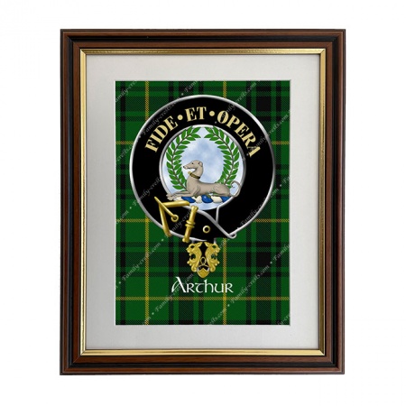 Arthur Modern Scottish Clan Crest Framed Print