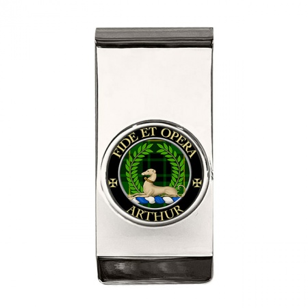 Arthur Modern Scottish Clan Crest Money Clip