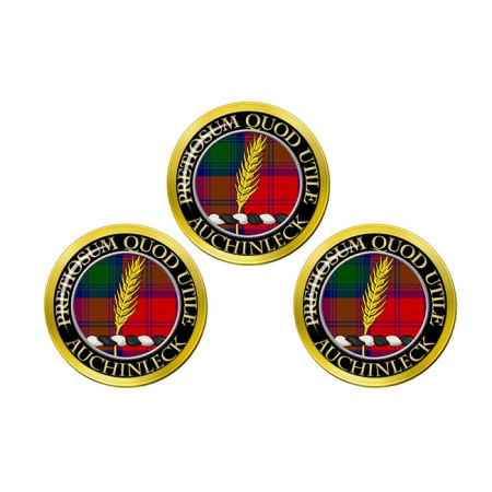 Auchinleck Scottish Clan Crest Golf Ball Markers