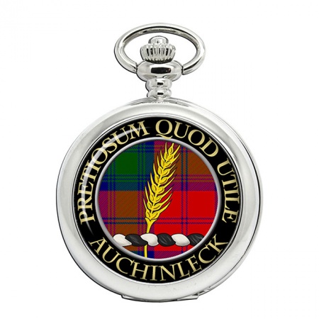 Auchinleck Scottish Clan Crest Pocket Watch